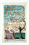Songs of Innocence, title page by William Blake