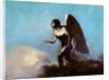 The Winged Man or, Fallen Angel, before 1880 by Odilon Redon