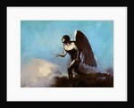 The Winged Man or, Fallen Angel, before 1880 by Odilon Redon