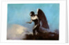 The Winged Man or, Fallen Angel, before 1880 by Odilon Redon