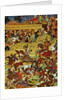 Genghis Khan in battle, preceded by Gebe, one of his generals by Anonymous