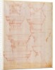 W.18v Study of column capitals by Michelangelo Buonarroti