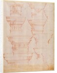 W.18v Study of column capitals by Michelangelo Buonarroti