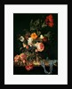Flower Still Life with a Timepiece, 1663 by Willem van Aelst