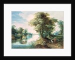 River Landscape by Jan the Elder Brueghel