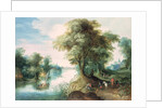 River Landscape by Jan the Elder Brueghel