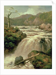 Waterfall on River Neath, South Wales, 19th century by James Burrell Smith
