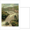 Waterfall on River Neath, South Wales, 19th century by James Burrell Smith