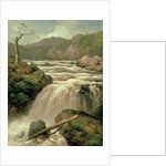 Waterfall on River Neath, South Wales, 19th century by James Burrell Smith