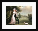 Woman and Child in Park by Richard Cosway