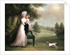 Woman and Child in Park by Richard Cosway