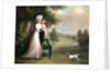Woman and Child in Park by Richard Cosway