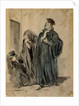 Judge, Woman and Child by Honore Daumier