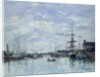 Deauville, the Dock, 1892 by Eugene Louis Boudin