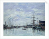 Deauville, the Dock, 1892 by Eugene Louis Boudin