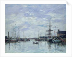 Deauville, the Dock, 1892 by Eugene Louis Boudin