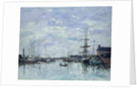 Deauville, the Dock, 1892 by Eugene Louis Boudin