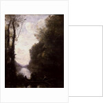 The Ferryman Leaving the Bank with Two Women, 1865 by Jean Baptiste Camille Corot