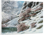 Deer in a Snowy Landscape, 1867 by Gustave Courbet
