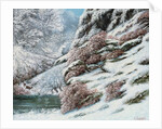 Deer in a Snowy Landscape, 1867 by Gustave Courbet
