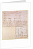W.23r Architectural sketch with notes by Michelangelo Buonarroti