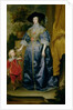 Queen Henrietta Maria and her dwarf Sir Jeffrey Hudson, c.1633 by Anthony van Dyck
