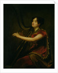 The Marchioness of Northampton, Playing a Harp, c.1820 by Henry Raeburn