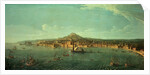 A View of Naples from the sea by Antonio Joli