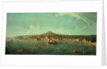 A View of Naples from the sea by Antonio Joli