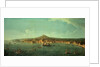 A View of Naples from the sea by Antonio Joli