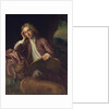 Alexander Pope and his dog, Bounce, c.1718 by Jonathan Richardson