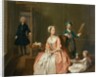 Conversation Piece, probably of the artist's family, c.1732-5 by Joseph Highmore