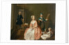 Conversation Piece, probably of the artist's family, c.1732-5 by Joseph Highmore