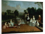 A Family Group on a Terrace in a Garden, 1749 by Arthur Devis