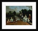 A Family Group on a Terrace in a Garden, 1749 by Arthur Devis