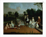 A Family Group on a Terrace in a Garden, 1749 by Arthur Devis