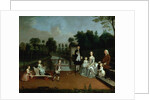 A Family Group on a Terrace in a Garden, 1749 by Arthur Devis