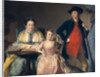 James and Mary Shuttleworth with one of their Daughters, 1764 by Joseph Wright of Derby
