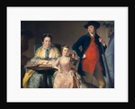 James and Mary Shuttleworth with one of their Daughters, 1764 by Joseph Wright of Derby