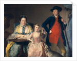 James and Mary Shuttleworth with one of their Daughters, 1764 by Joseph Wright of Derby