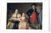 James and Mary Shuttleworth with one of their Daughters, 1764 by Joseph Wright of Derby