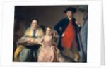 James and Mary Shuttleworth with one of their Daughters, 1764 by Joseph Wright of Derby