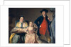 James and Mary Shuttleworth with one of their Daughters, 1764 by Joseph Wright of Derby
