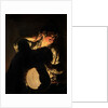 Two Boys Fighting over a Bladder, c.1767-70 by Joseph Wright of Derby