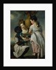 A Conversation between Girls, or Two Girls with their Black Servant, 1770 by Joseph Wright of Derby