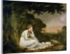 Maria, 'A Sentimental Journey' by Laurence Sterne 1777 by Joseph Wright of Derby