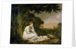 Maria, 'A Sentimental Journey' by Laurence Sterne 1777 by Joseph Wright of Derby