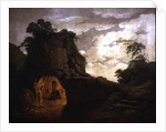 Virgil's Tomb, with the Figure of Silius Italicus, 1779 by Joseph Wright of Derby