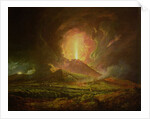 An Eruption of Vesuvius, seen from Portici, c.1774-6 by Joseph Wright of Derby