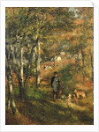 Jules Le Coeur in the Forest of Fontainebleau, 1866 by Pierre Auguste Renoir